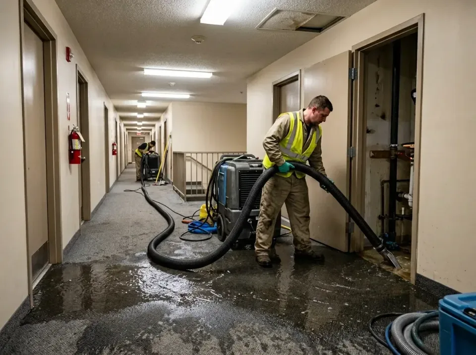 multi-unit-apartment-hallway-f-005 — frequently asked questions, Emergency Burst Pipe Water Extraction & Removal in Chino Hi…